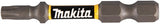Makita xtt Schlagschrauber Bitlänge 50 mm Aufnahme 1 4 Bitgröße T25