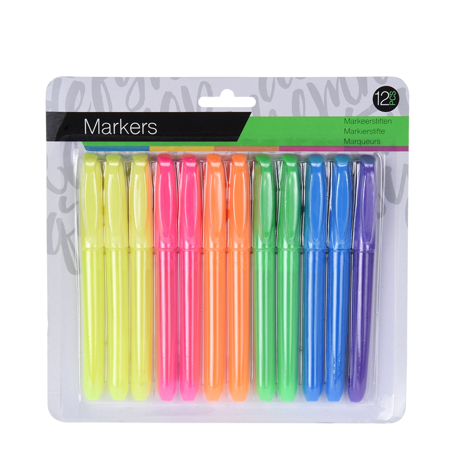 Markeerstiften 12 stuks