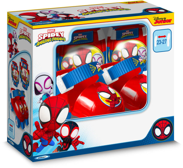 Marvel Spidey Roller Skates förderbar rout blo Gréisst 23-27