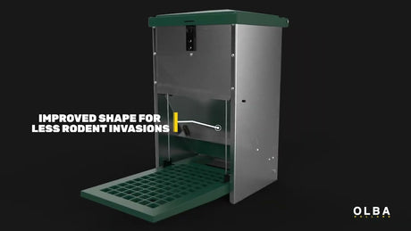 Olba producten automatische voerbak trapbak 8kg
