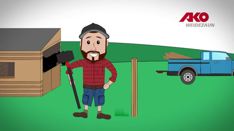 Ako producten lintspanner premium v houten paal zakje 10 st