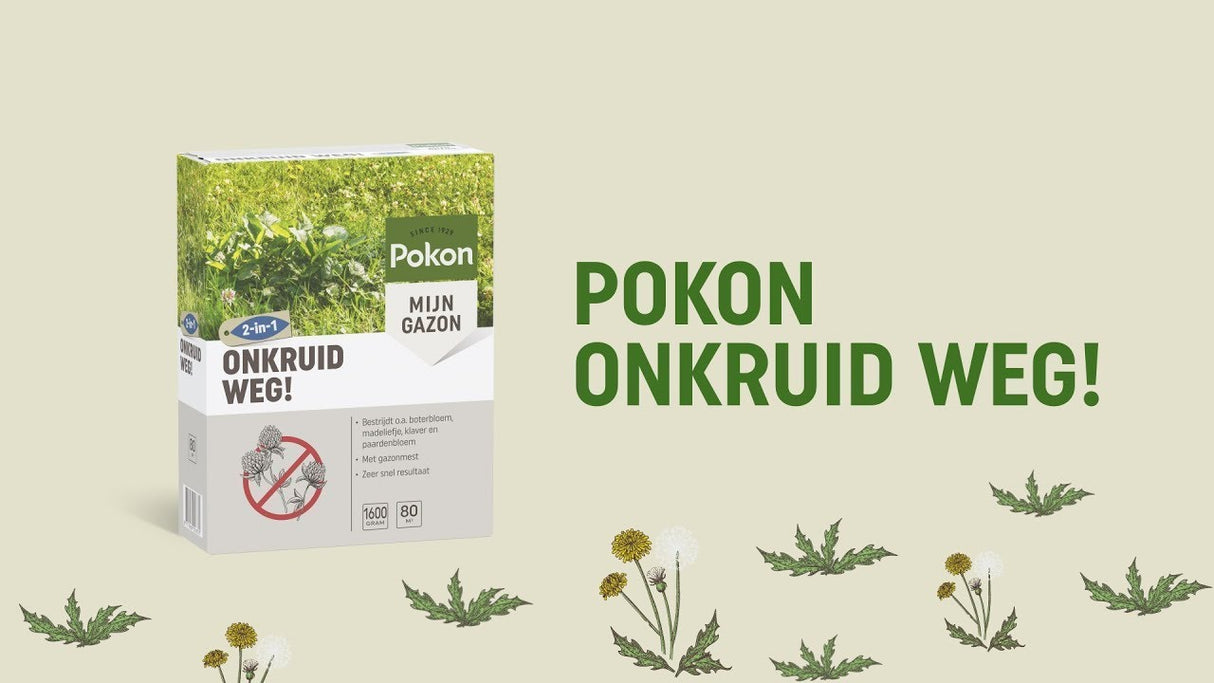 Pokon Unkraut weg 40 m2 800 gr