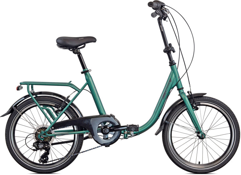 Legnano-Limoges Klapprad 20 Zoll 40 cm Unisex 6V V-Bremsgrün