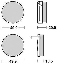 TRW Bremsbeläge MCB 32 Bremsbelag MCB 32 Bio-Standard
