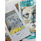 Ranger Ink Ranger • Dina Wakley Media Collage Papier Kirchenkritzeleien