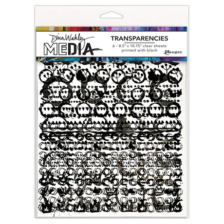 Ranger Ink Ranger • Dina Wakley Media Transparentfolien Musterspielset 2