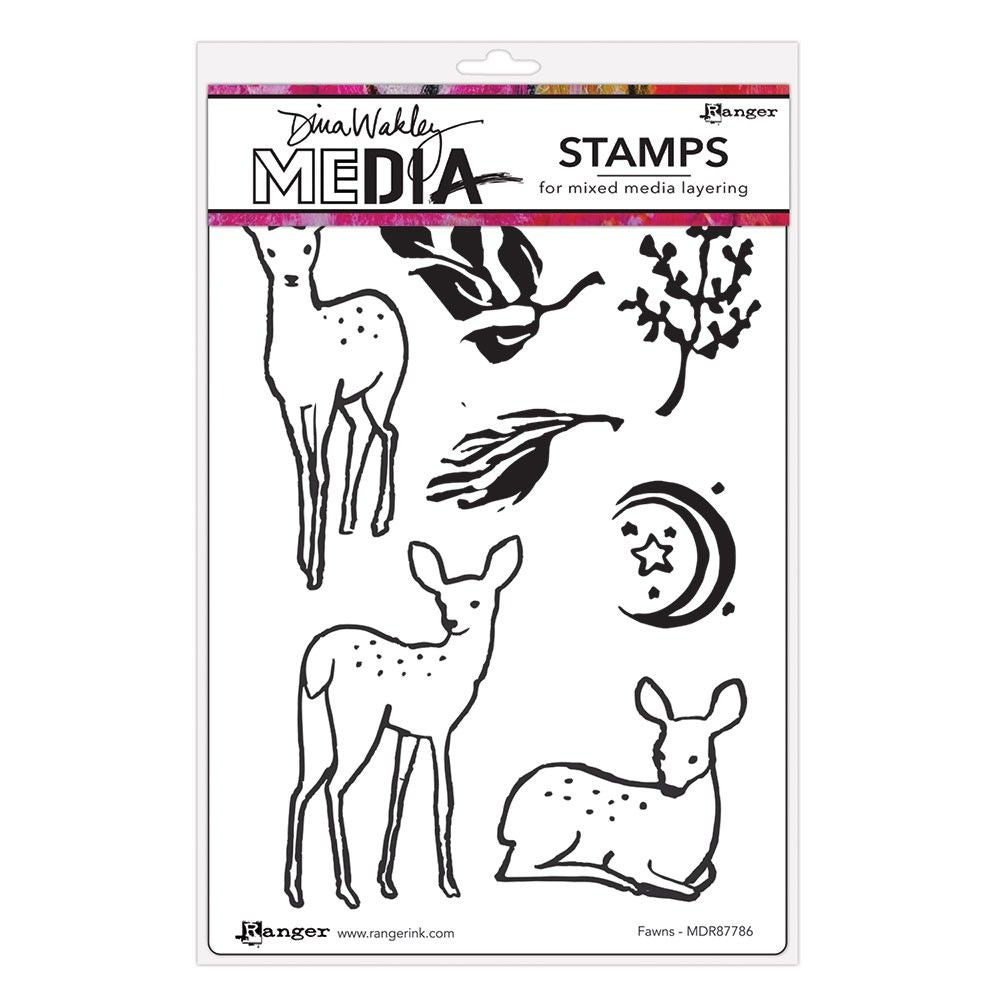 Ranger Ink Ranger • Dina Wakley Medien-Haftstempel Kitze