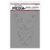Ranger Ink Ranger • Dina Wakley Medienvorlage Katzenkopfmasken
