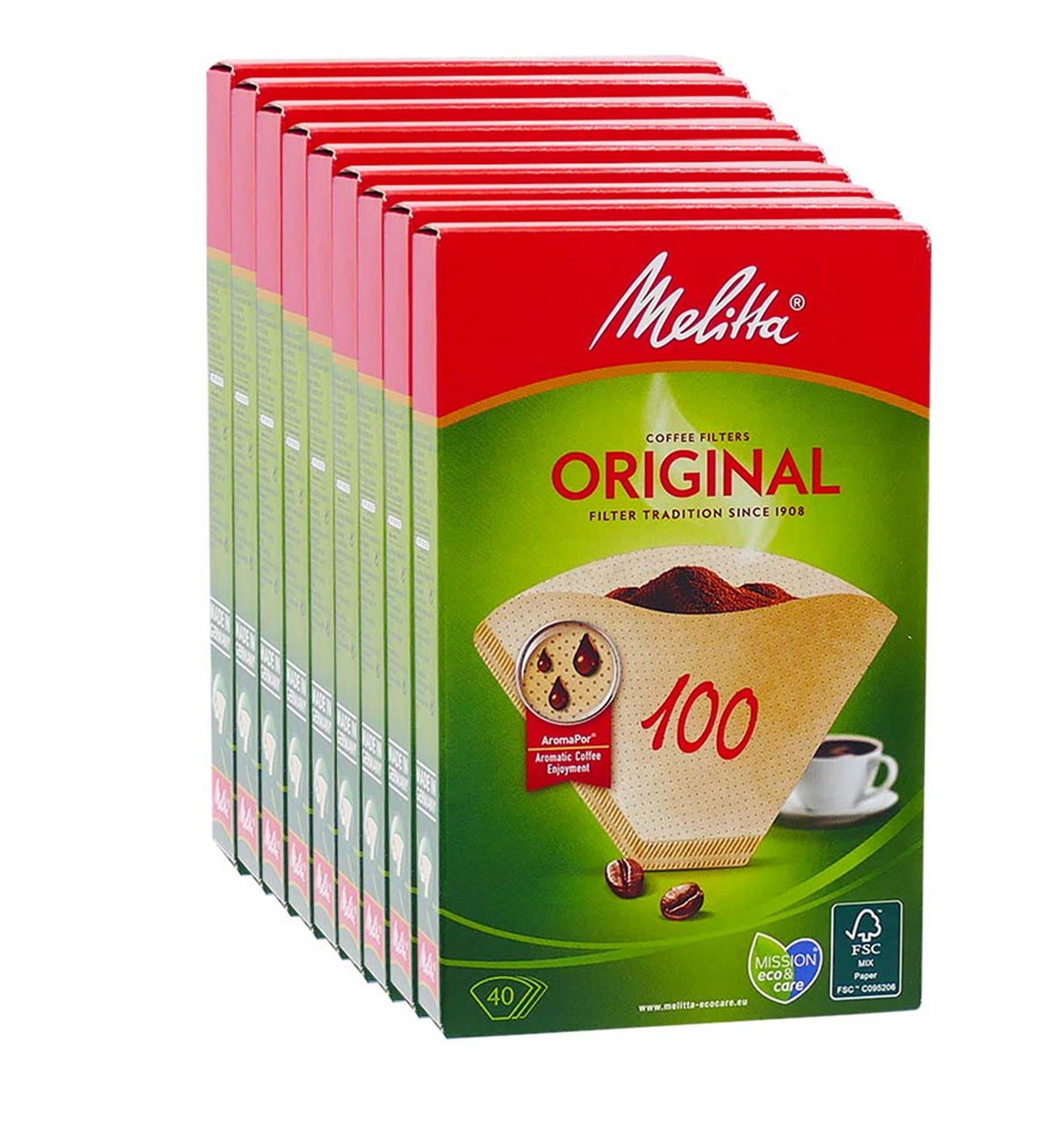 Melitta Filter 100 40 braun