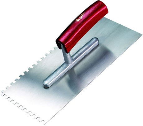 Melkmeisje plakspaan 2-zijden 6mm getand 280x130 - mm322806