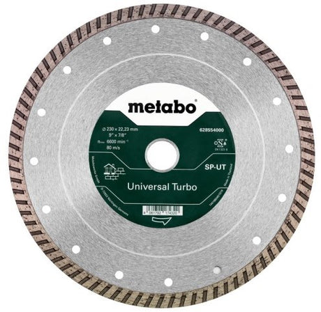 Metabo Zubehör Diamant-Schleifscheibe | ø 230x22,23mm | sp-ut | Universal-Turbo-SP - 628554000