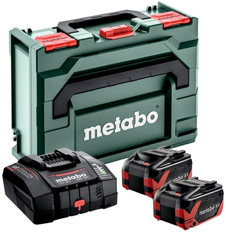 Metabo Basisset 2 x LiHDX 18V 8,0 Ah | mit ASC 290 Superschnellladegerät - 685305000