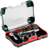 Metabo Bit-Steckschlüsselsatz SP-Bits Ratschensatz 26-tlg.