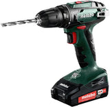 Metabo bs 18 | 18 Volt 2,0 Ah Akku-Bohrschrauber 2x2 Ah Li-Ion, Ladegerät SC 30 – 602207560