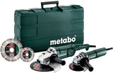 Metabo Combo-Set WE 2200-230 + W 750-125 (685172510) inklusive Koffer und 2 Schleifscheiben – 685172510