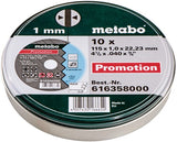 Metabo Trennscheiben in Dose (10 Stk.) ø 115x1,0x22,23 - 616358000