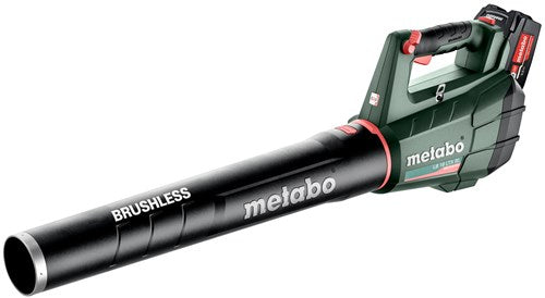 Metabo lb 18 ltx bl | Akku-Laubbläser 18 V im Karton (2x 5,2-Ah-Akku + Ladegerät) – 601607650