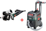Metabo MFE 40 Wandschlitzfräse 1900 Watt, 40 mm Tiefe mit 125 mm Scheiben + ASR 35 l ACP Baustaubsauger