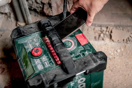 Metabo Site Radio RC 12-18 32 W BT DAB+ batteriebetriebenes Site Radio R12-18 32 W BT DAB+