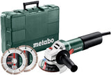 Metabo weq 1400-125 | 1400w | Winkelschleifer | mit 2 Diamanttrennscheiben - 600347510