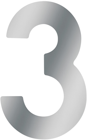 Metafranc Hausnummer 3 a2 120mm - wu0424027
