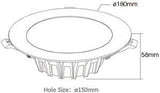 Mi-light rgb-cct led downlighter 18w led0244