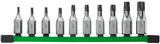 Milwaukee accessoires milwaukee 3 8 torx bit dopsleutelset (10-delig) - 4932480564