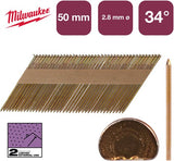 Milwaukee accessoires nagels d-kop 34° 50mm rs g sc2 | 2.200 stuks - 4932492606