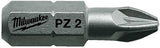 Milwaukee Zubehör Schraubenbit PZ 1, 25 mm | 25 Stück - 4932399589