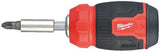 Milwaukee accessoires schroevendraaier multi-bit 8 in 1 compact - 4932492807