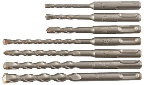Milwaukee accessoires sds+ contractor set - 7 pc - 4932471244 - 4932471244