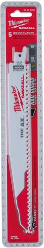 Milwaukee Zubehör für die Axt – Säbelsägeblatt Sägeblatt 230 5 – 3,2 mm (25 Stück) – 48008026