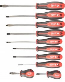 Milwaukee accessoires tri-lobe schroevendraaier set 3 - 10pc - 4932471808