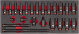 Milwaukee doppenset | foam inlay | 3 8 | 23-delig - 4932493390