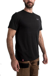 Milwaukee ht ss bl xl t-shirt hybrid short sleeve black xl - 4932492966