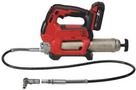 Milwaukee m18 gg-201c | Akku-Fettpresse (1x 2,0-Ah-Akku + Ladegerät im Koffer) – 4933440490