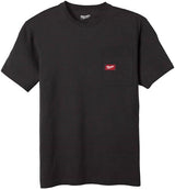Milwaukee wt ss bl xl t-shirt work short sleeve black xl - 4932493006