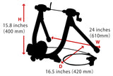 Minoura Liveride Trainer LR341 + Fernbedienung