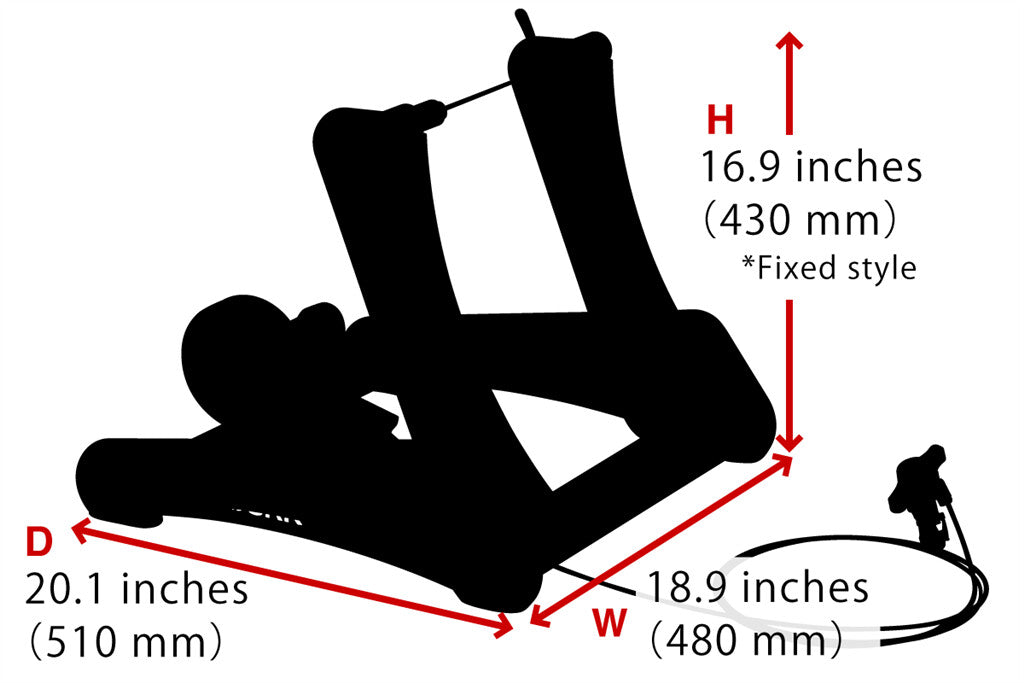 Minoura Indoor Bicycle Trainer Liveride LR541 s přepínačem řízení QR