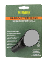 Mirage Spiegel mit Stecker Minor-Bar-Ende links rechts Schwarz