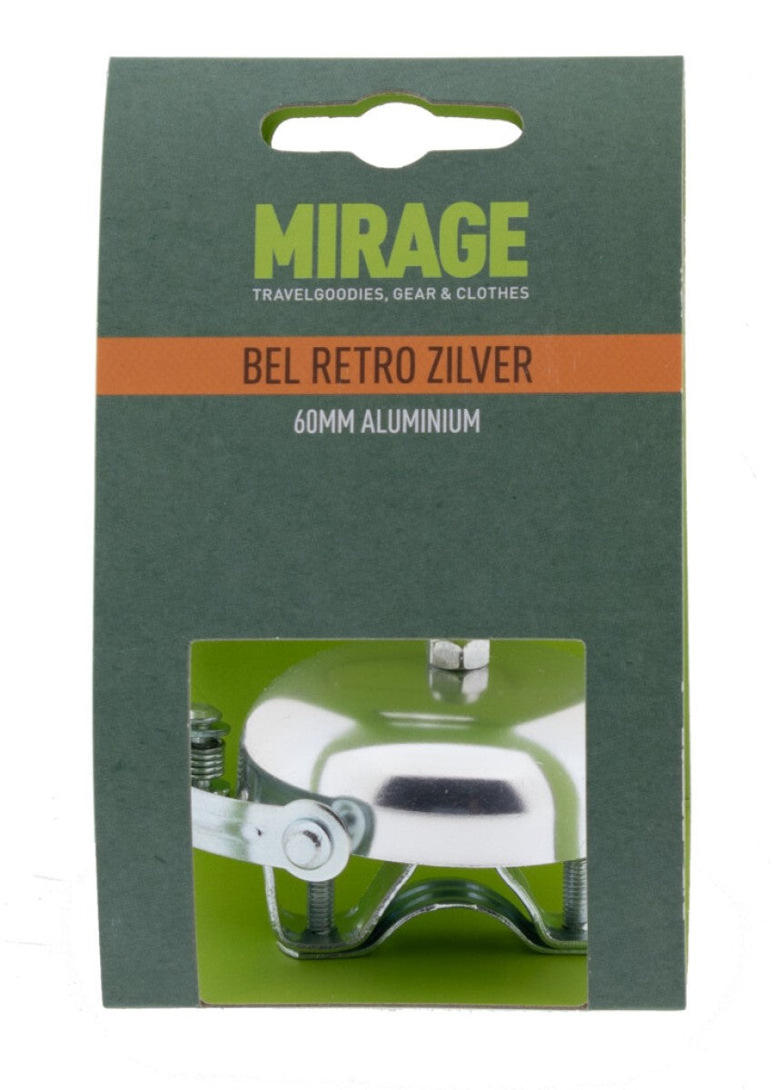 Mirage Glocke Retro Aluminium 60mm, Silber