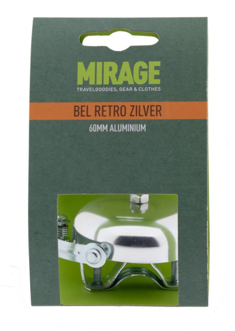 Mirage Glocke Retro Aluminium 60mm, Silber