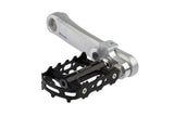 Mirage Kurbelwender mit Edelstahl -Bolzen -Aluminium T6 Silber