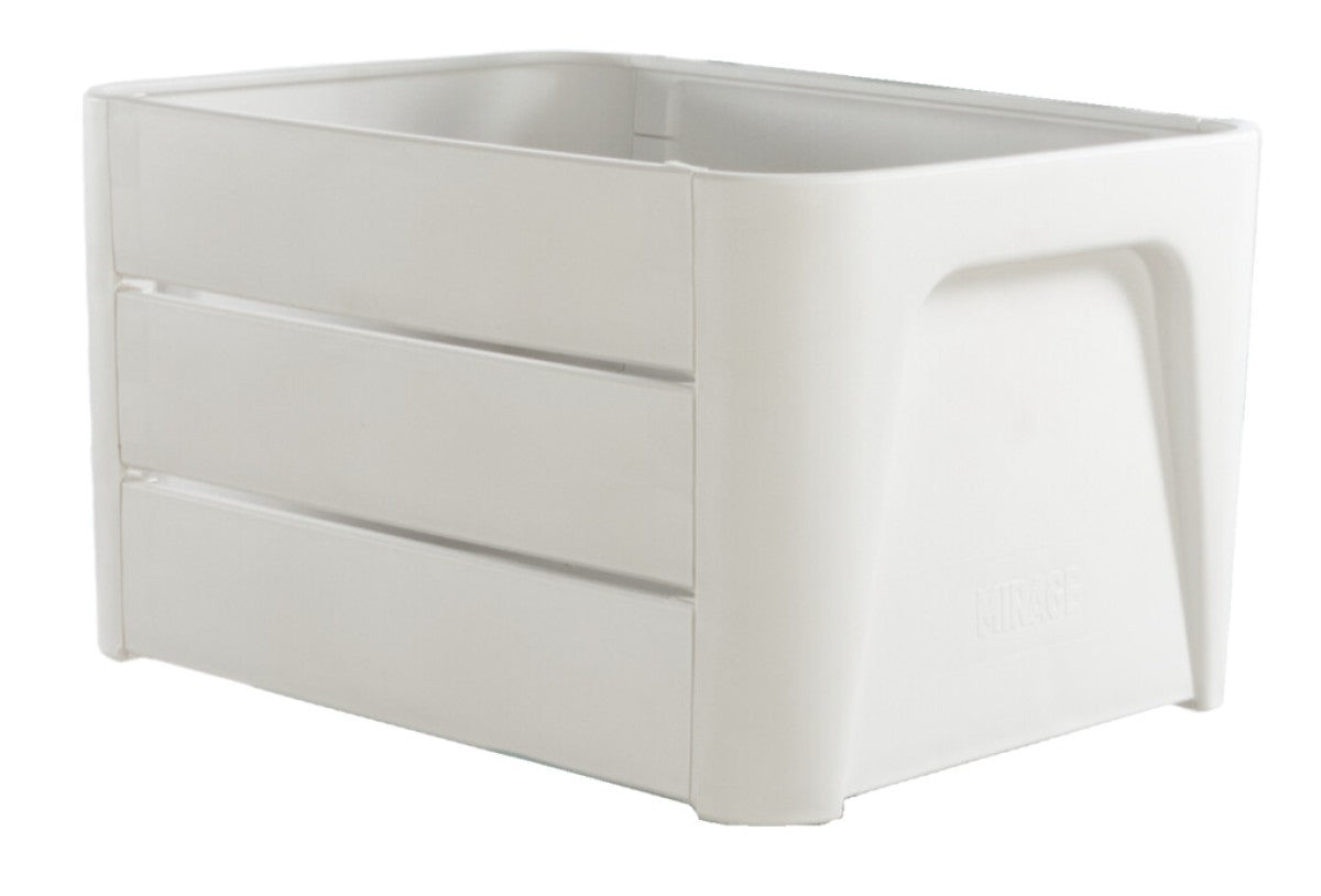 Basil Mirage Kiste Click 'n Crate weiß 24l