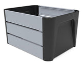 Basil Mirage Kiste Click 'n Crate schwarz grau 24l