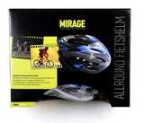 Mirage Helm L 58-62 Silberschwarz Weiß