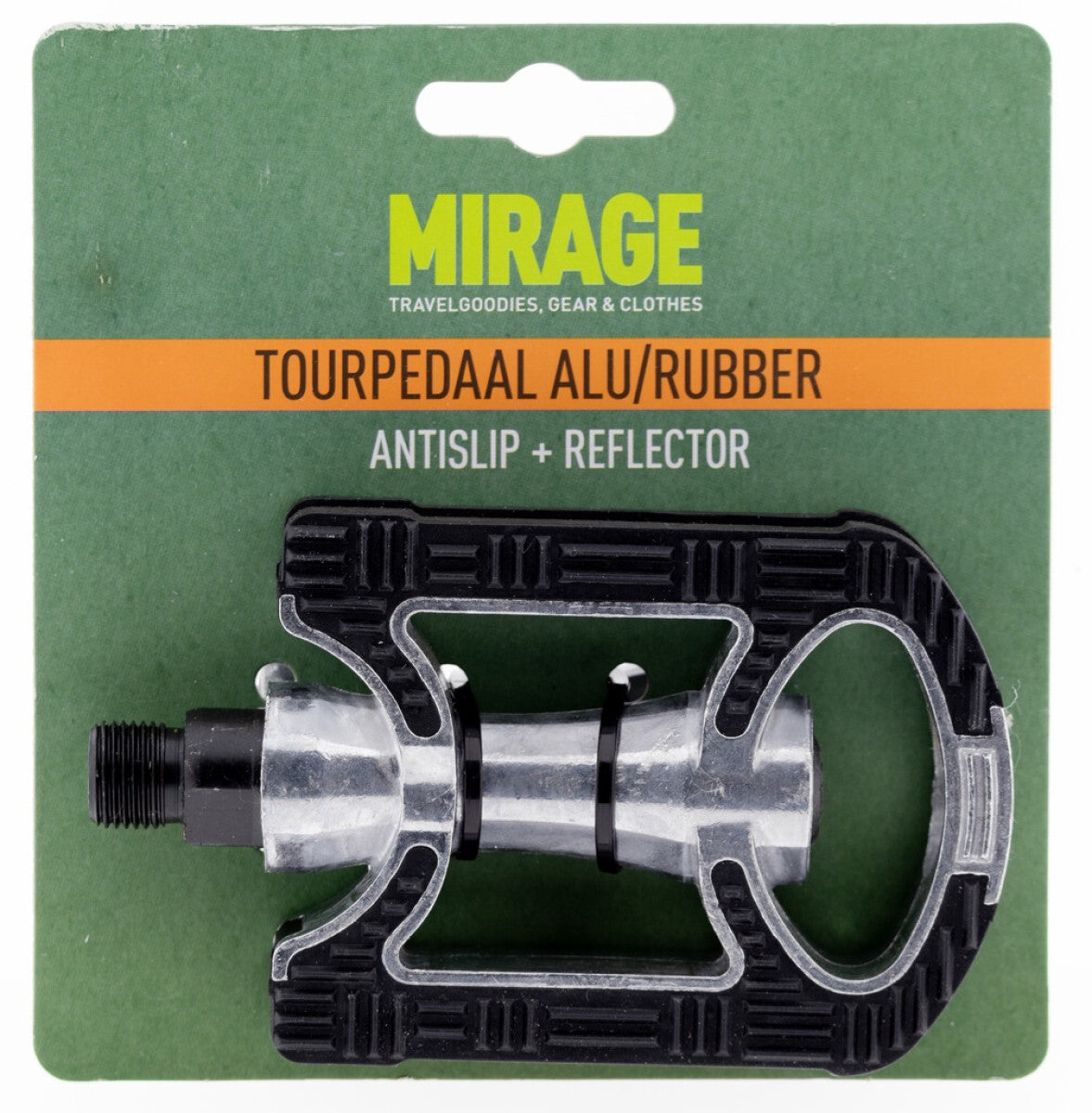 Pedale Mirage Anti-Rutsch-Aluminium Silber
