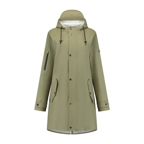 Mirage Regenmantel Niederschlag Trenchcoat - Größe XL - Hergestellt aus Polyester weicher Berührung - Olivengrün