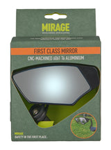 Mirage Mirror Bar-End Turning Luxury Sembally Glass Black Metallic on Card