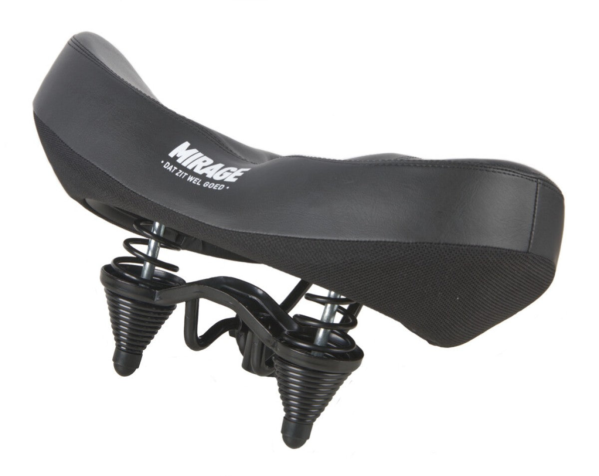 Buzaglo Mirage Sattel Tour Comfort mit Big-City-Federung, schwarz